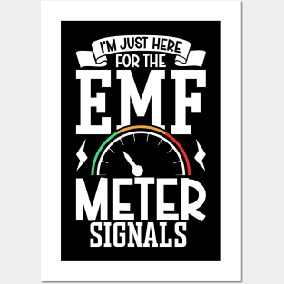 EMF meter signals - Professional Ghost Hunting Posters and Art